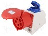 Conector alimentare AC, IEC 60309, IP44, 32A, 400V AC, 5 pini, PCE - 9225-6