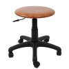 Scaun Labor - imitatie piele - diverse culori - Negru 21901 - Role din plastic D60