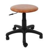 Scaun Labor - imitatie piele - diverse culori - Crem 21834 - Role din plastic D60