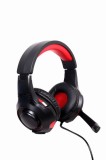 CASTI Gembird, cu fir, standard, utilizare multimedia, microfon pe brat, conectare prin USB 2.0, virtual 5.1 canale, 2m, negru, &quot;GHS-U-5.1-01&quot;, (timbr