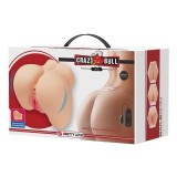 Masturbator cu vibratii Crazy Bull Mila Flesh 18cm