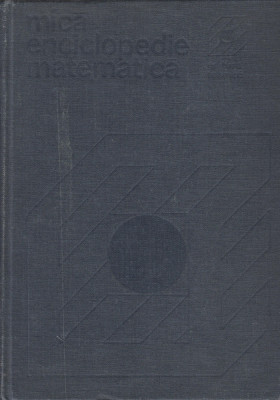 Mica enciclopedie matematica foto