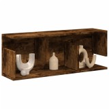 VidaXL Dulap de perete, stejar fumuriu, 80x20x30 cm, lemn prelucrat