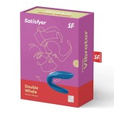 Vibrator pentru cupluri Satisfyer Double Whale