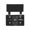 Coltar din plastic cu capac pentru prindere blat, negru, 500 buc / set