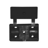 Cumpara ieftin Coltar din plastic cu capac pentru prindere blat, negru, 500 buc / set