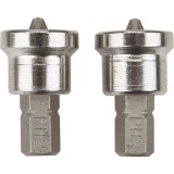 Set 2 biti Phillips PH2 x 25 mm din otel S2 pentru gips-carton