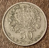 C50 - Moneda foarte veche - Portugalia - 50 centavos - 1959