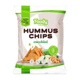Chips Hummus cu Dovlecel Foody Free, 50g, Paradisul Verde. Fara Gluten, Soia, Lactoza, GMO. Gustare Crocanta, Faina de Naut si Dovlecel