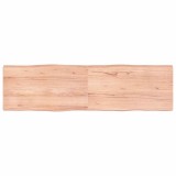 vidaXL Blat masă, 180x50x(2-6) cm, maro, lemn tratat contur organic