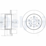 DELPHI BG4061 Disc frana