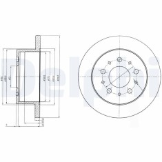 DELPHI BG4061 Disc frana