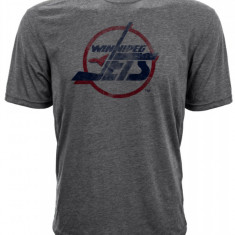 Winnipeg Jets tricou de bărbați grey Retro Tee - S