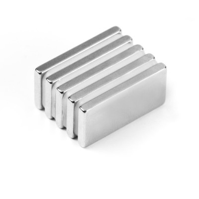Magnet neodim bloc 20mm x 10mm x 2mm - set de 10 bucati foto