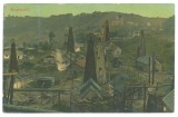 4435 - BUSTENARI, Prahova, Oil wells, Romania - old postcard - used - 1905