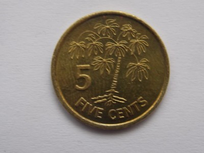5 CENTS 2000 SEYCHELLES-XF foto