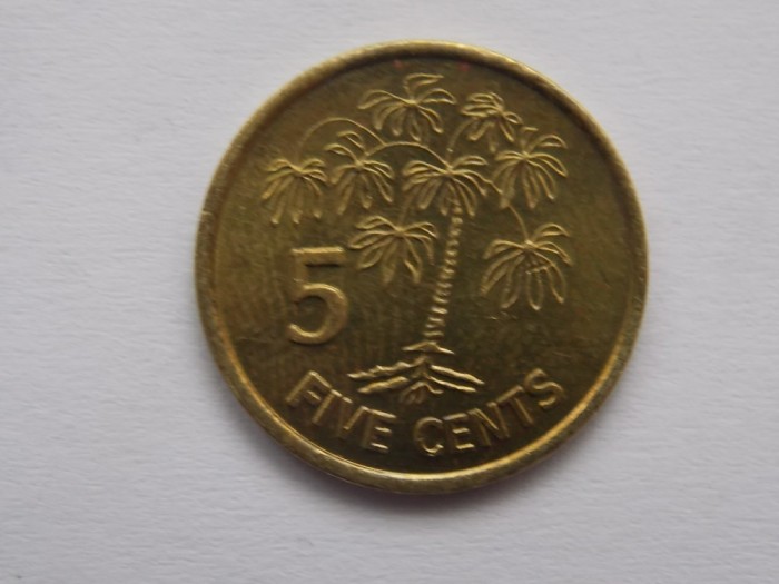 5 CENTS 2000 SEYCHELLES-XF