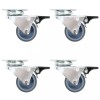 Gossi roti pivotante duble, 16 buc., 50 mm