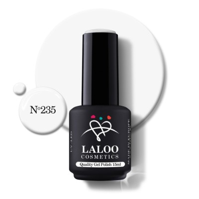 235 Ice White French | Laloo gel polish 15ml foto