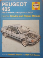 Manual tehnic Peugeot 405 Service si Reparatii