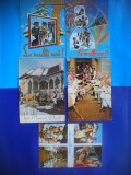 HOPCT LOT NR 1123 -IP-CRACIUN-COLINDATORI-COSTUM-5 CARTI POSTALE-CIRCULATE