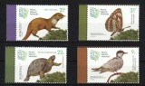 Fauna, fluturi, testoasa, vidra, Parcul Natural Văcărești, 2023, LP 2434, MNH, Nestampilat