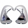 Ornamente Inox Oglinda Renault Trafic 2001-2014, Set 2 buc, Tuning Auto Exterior, ALM, Banda 3M