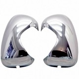 Ornamente Inox Oglinda Renault Trafic 2001-2014, Set 2 buc, Tuning Auto Exterior, ALM, Banda 3M