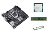 Cumpara ieftin Kit Placa de Baza Second Hand Asus PRIME H310I-PLUS R2.0 + Procesor Intel Core i5-8400 2.80GHz, 8GB DDR4, SSD 256GB NVME, Shield, Cooler NewTechnology