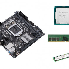 Kit Placa de Baza Second Hand Asus PRIME H310I-PLUS R2.0 + Procesor Intel Core i5-8400 2.80GHz, 8GB DDR4, SSD 256GB NVME, Shield, Cooler NewTechnology