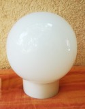 veche lampa aplica plafoniera cu abajur glob sfera opalina lustra veioza comunism