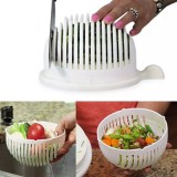 Tocator de salata multifunctional cu sita si vas Handy KitchenServ, Perfect Home
