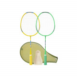 Set de rachete de badminton BR 130 Verde/Galben Copii