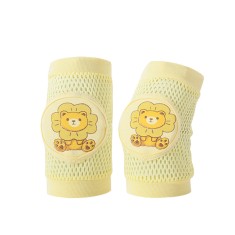 Genunchiere pentru Protectie Genunchi Bebelusi, Model SoftShield Galben, Material Hipoalergenic si Respirabil, Marime Universala foto