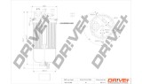 Dr!ve+ DP1110.13.0045 filtru combustibil