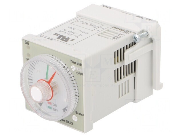 Timer Universal 1.2s-300h DPDT 250VAC 5A 12-240V AC/DC