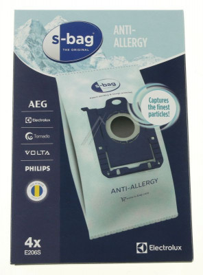 E206S SAC ASPIRATOR E206S, 4 BUC. ANTI-ALLERGY 9001684605 pentru aspirator ELECTROLUX / AEG foto