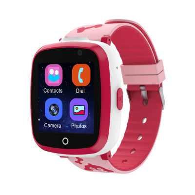 Ceas Smartwatch Pentru Copii Xkids A10 fara GPS, cu Funtie telefon, Jocuri, Camera, Contacte, Alarma, Cronometru, Roz foto