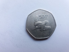 IRLANDA 50 PENCE 1983 foto