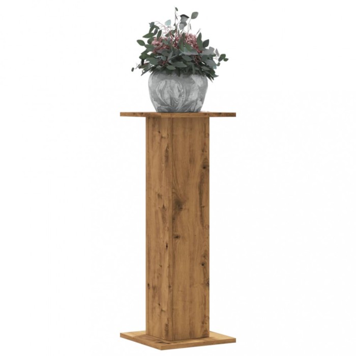 vidaXL Suporturi de plante, 2 buc., stejar artizanal, 30x30x80cm, lemn