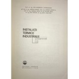 Ion Gheorghe Carabogdan - Instalatii termice industriale (Editia: 1978)