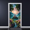 Folie imprimata color pentru decor Usa, dimensiune 200 x 90cm, model: AVX-DR15, AVEX