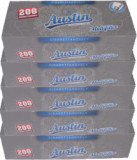 Set Tuburi tigari pentru injectat tutun Austin 5 cutii x 200 buc multifiltru carbon foita filtru alb