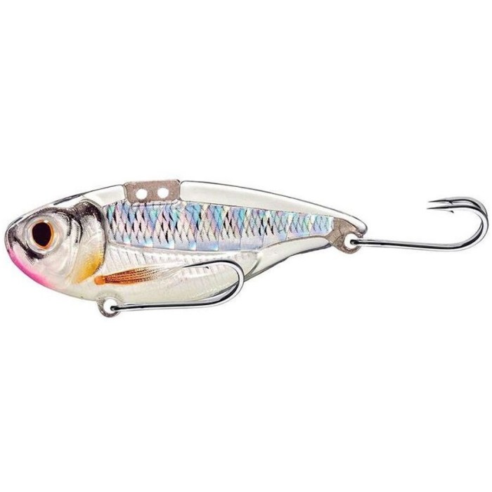 Cicada Live Target Sonic Shad Blade Bait, 5cm, 10g, Glow / Pearl