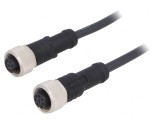Cablu M12 8P 1m pentru senzori și automatizări