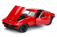 Masinuta metalica Fast and Furious 1966 Chevy Corvette scara 1:24 foto