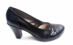 Pantofi dama piele naturala eleganti - Made in Romania PHP3NBOX10 foto