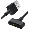 Cablu Incarcare Edman Fitbit Ionic, Negru, USB - Incarcare Rapida, Protectie Supraincarcare, Scurtcircuit
