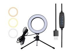 Lampă Ring Light, LED, 16 cm foto