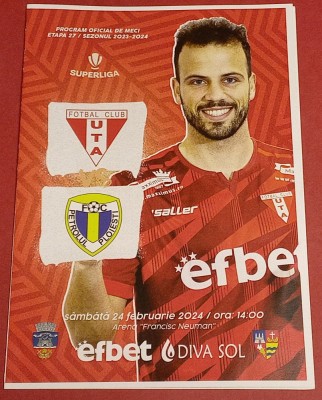 Program meci fotbal UTA ARAD - PETROLUL PLOIESTI (24.02.2024) foto